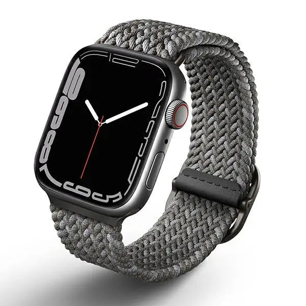 Uniq Aspen Braided Strap for Apple Watch 1/2/3/4/5/6/7/8/SE/SE2 44/42/45mm - Gray - Other cell phone