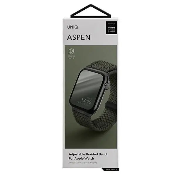 Uniq Aspen Braided strap for Apple Watch 1/2/3/4/5/6/7/8/SE/SE2 40/38/41mm - green - Other cell phone