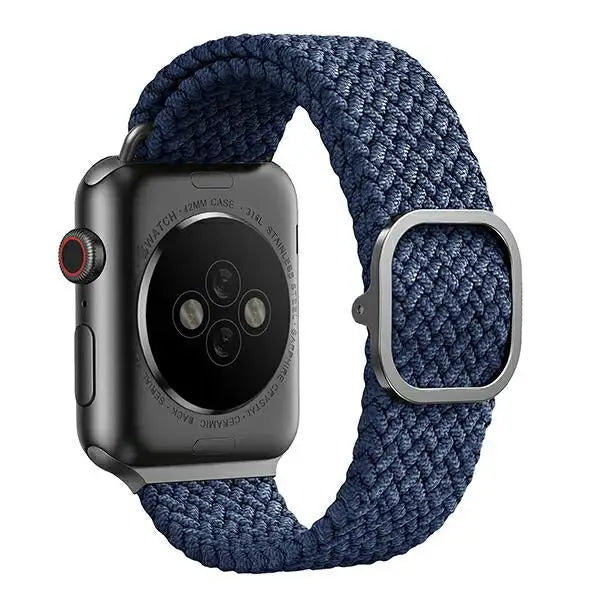 Uniq Aspen Braided Strap for Apple Watch 1/2/3/4/5/6/7/8/SE/SE2 40/38/41mm - Blue - Other cell phone