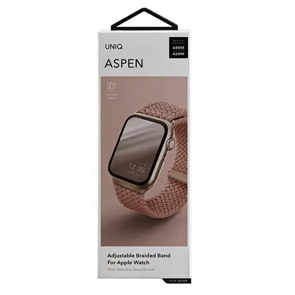 Uniq Aspen Braided strap for Apple Watch 1/2/3/4/5/6/7/8/SE/SE2 44/42/45mm - pink - Other cell phone