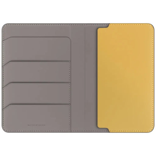 Uniq Belmont RFID Blocking Passport Case - Grey/Yellow - Cell phone cases and covers<<<HurtelXML