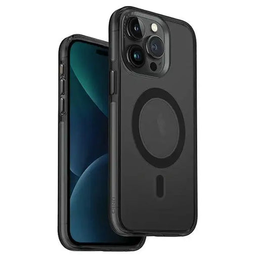 Uniq Calio Magclick Charging case for iPhone 15 Pro Max - gray - Cell phone cases and covers<<<HurtelXML