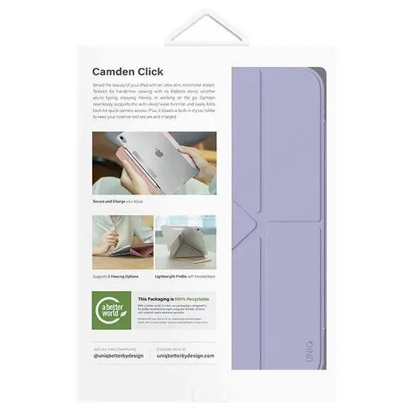 Uniq Camden Click Case for iPad Air 11’’ (2024) - Purple - Cell phone cases and covers<<<HurtelXML
