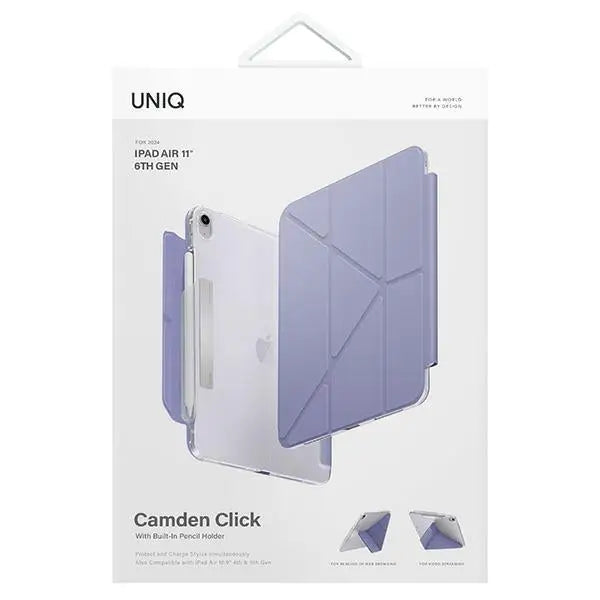 Uniq Camden Click Case for iPad Air 11’’ (2024) - Purple - Cell phone cases and covers<<<HurtelXML
