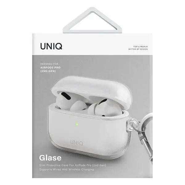 Uniq case Glase AirPods Pro 2 gen transparent/glossy clear - Cell phone cases and covers<<<HurtelXML