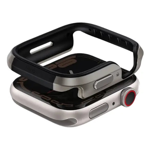 Uniq case Valencia Apple Watch Series 46mm silver/titanium silver - Cell phone cases and covers<<<HurtelXML