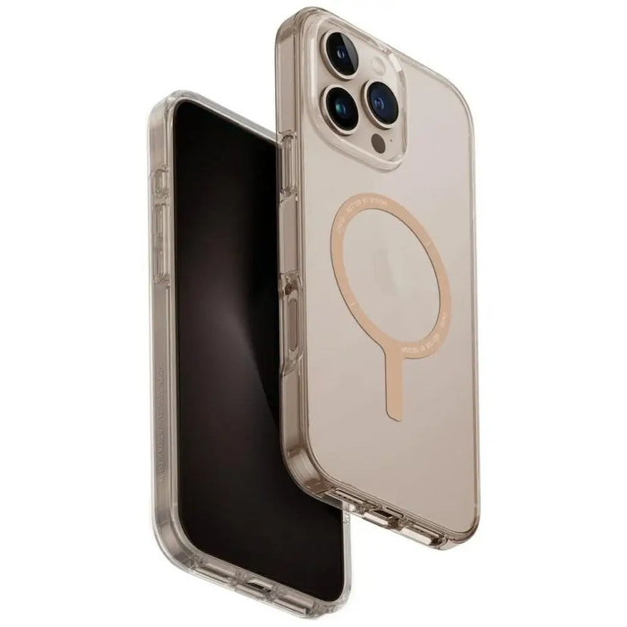Uniq Clario Magclick Charging Case for iPhone 16 Pro Max - Transparent Gold - Cell phone cases and covers<<<HurtelXML