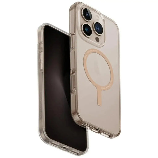 Uniq Clario Magclick Charging Case for iPhone 16 Pro - Transparent Gold - Cell phone cases and covers<<<HurtelXML