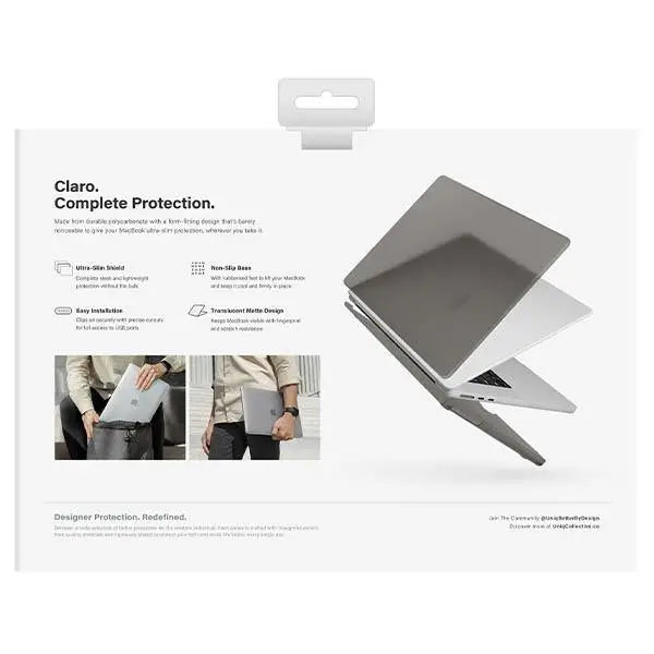 Uniq Claro case for MacBook Air 13 (2022) - gray - Cell phone cases and covers<<<HurtelXML