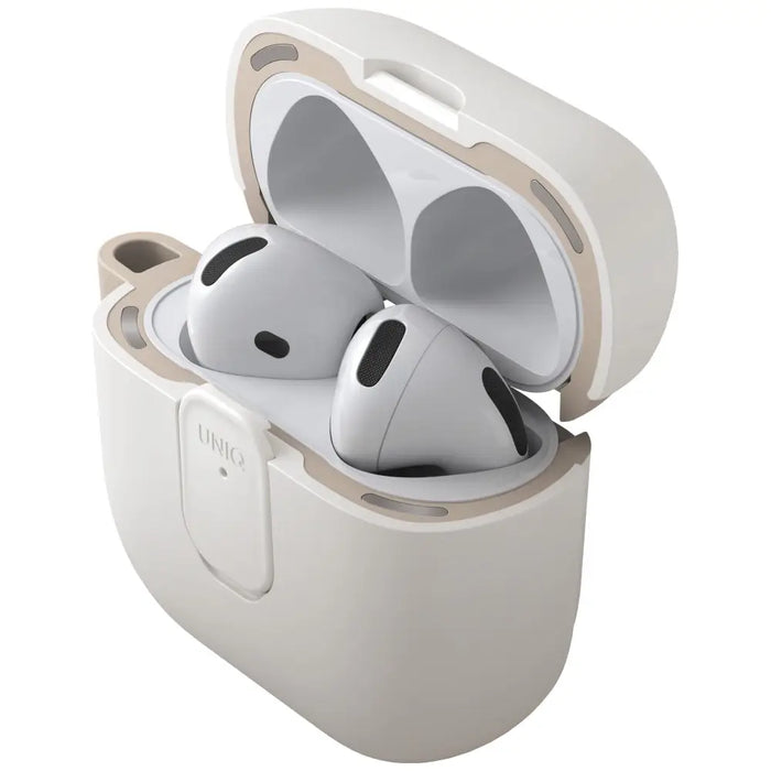 Uniq Clyde Lock Case for AirPods 4 - Beige - Cell phone cases and covers<<<HurtelXML