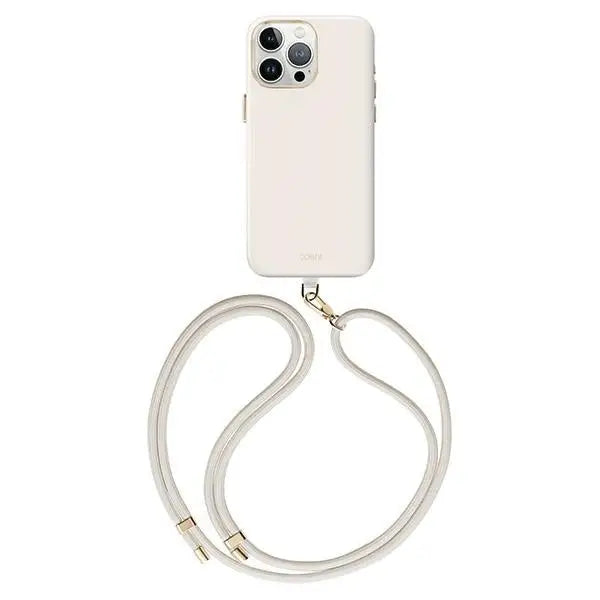 Uniq Coehl Creme Magnetic Charging case for iPhone 15 Pro - light gray - Cell phone cases and covers<<<HurtelXML
