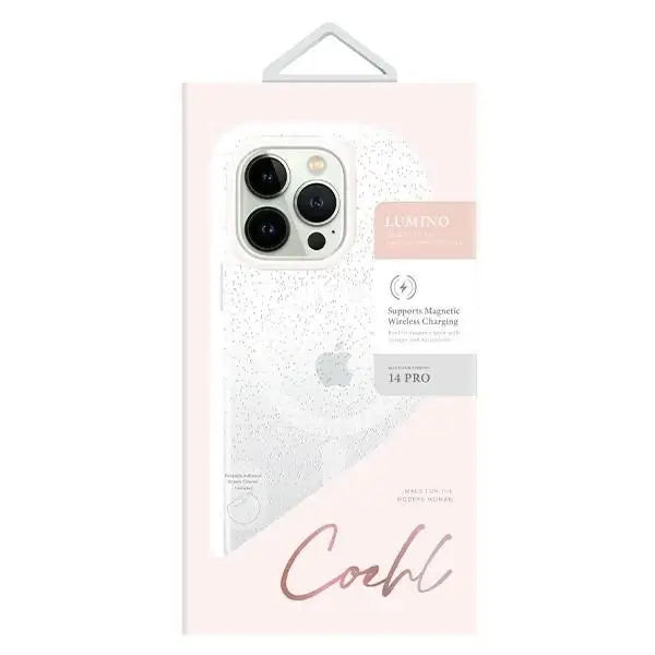 Uniq Coehl Lumino case for iPhone 14 Pro - silver - Cell phone cases and covers<<<HurtelXML