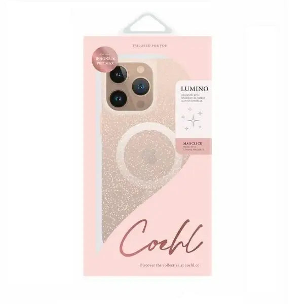 Uniq Coehl Lumino Magnetic Charging Case for iPhone 16 Pro Max - Gold - Cell phone cases and covers<<<HurtelXML