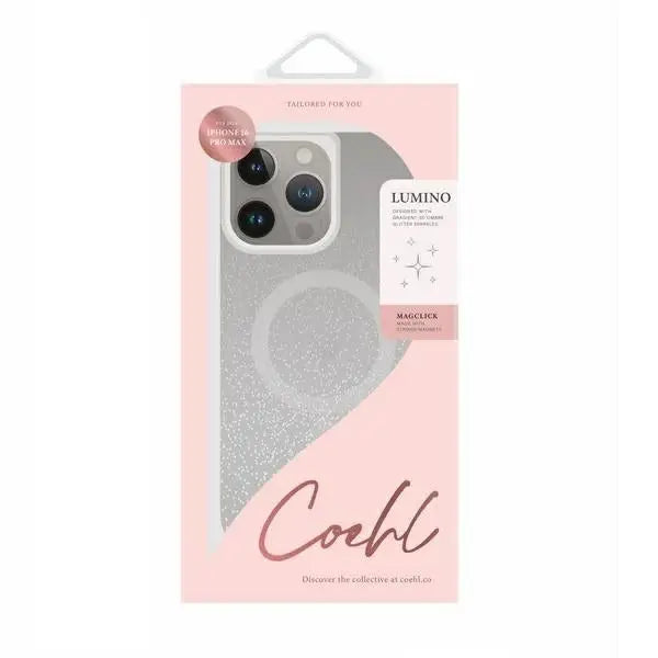 Uniq Coehl Lumino Magnetic Charging case for iPhone 16 Pro Max - silver - Cell phone cases and covers<<<HurtelXML