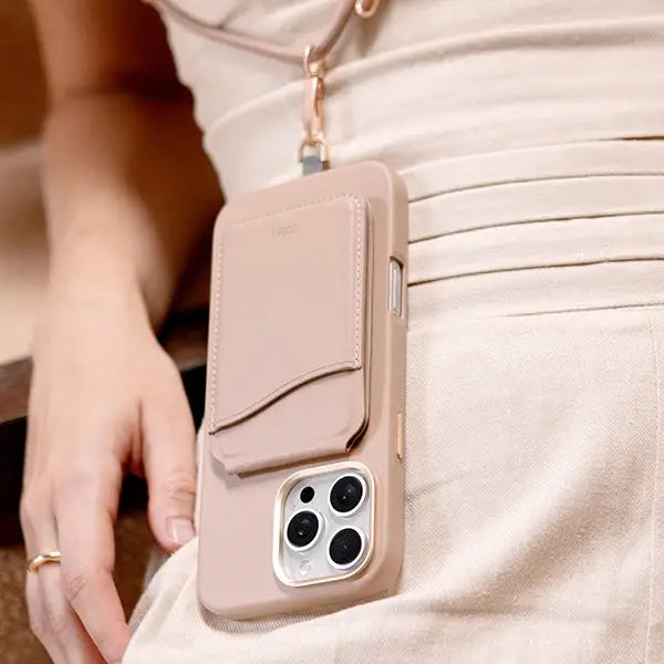 Uniq Coehl Muse Magnetic Charging Case for iPhone 16 Pro Max - Pink - Cell phone cases and covers<<<HurtelXML