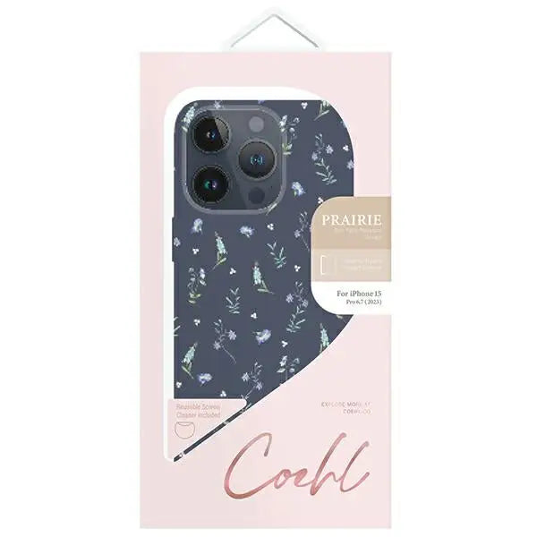 Uniq Coehl Prairie case for iPhone 15 Pro Max - navy blue - Cell phone cases and covers<<<HurtelXML