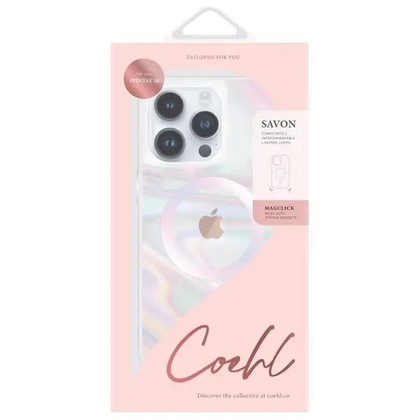 Uniq Coehl Savon Magnetic Charging Case for iPhone 16 - Transparent - Cell phone cases and covers<<<HurtelXML
