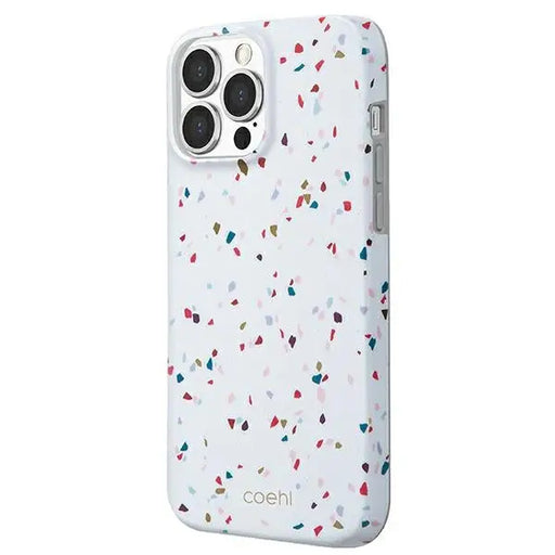 Uniq Coehl Terrazzo case for iPhone 13 Pro Max - white - Cell phone cases and covers<<<HurtelXML