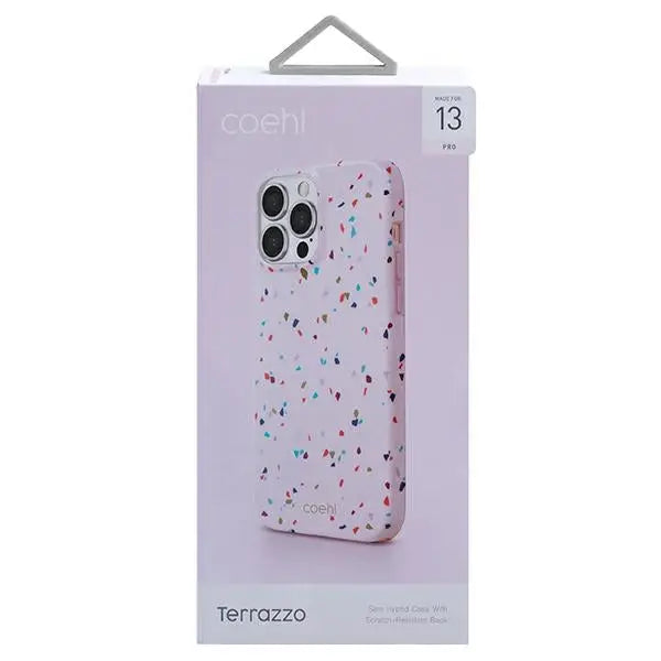 Uniq Coehl Terrazzo case for iPhone 13 Pro / iPhone 13 - pink - Cell phone cases and covers<<<HurtelXML