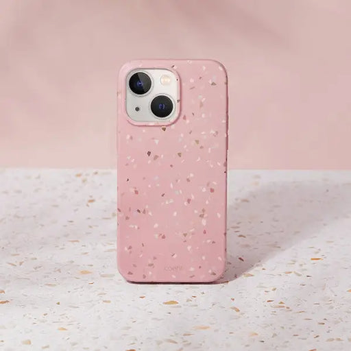 Uniq Coehl Terrazzo case for iPhone 14 - pink - Cell phone cases and covers<<<HurtelXML