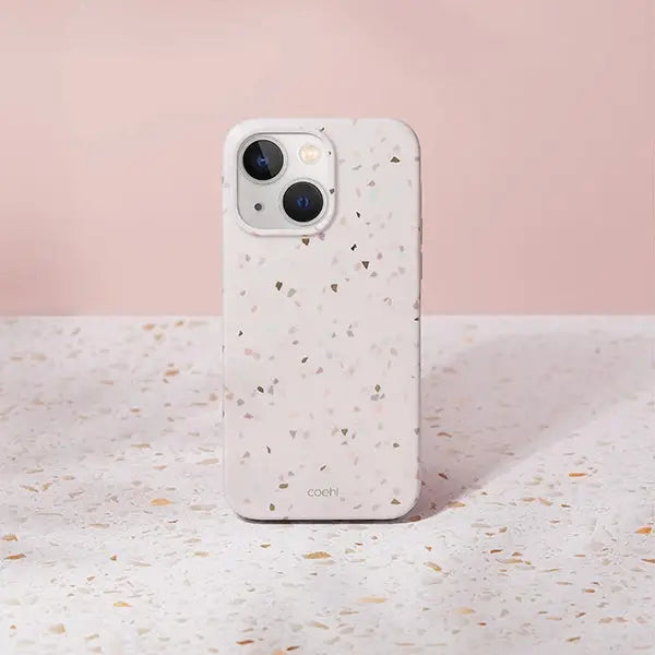 Uniq Coehl Terrazzo case for iPhone 14 Plus - sand - Cell phone cases and covers<<<HurtelXML