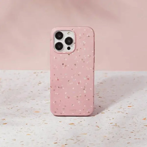Uniq Coehl Terrazzo case for iPhone 14 Pro Max - pink - Cell phone cases and covers<<<HurtelXML