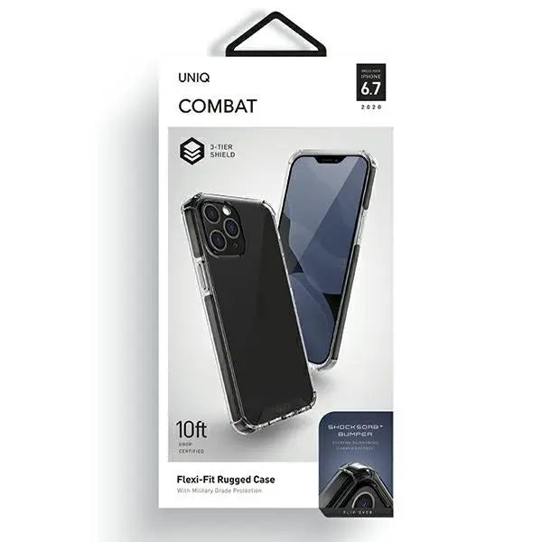 Uniq Combat case for iPhone 12 Pro Max - black - Cell phone cases and covers<<<HurtelXML