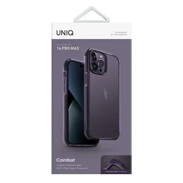 Uniq Combat case for iPhone 14 Pro Max - purple - Cell phone cases and covers<<<HurtelXML