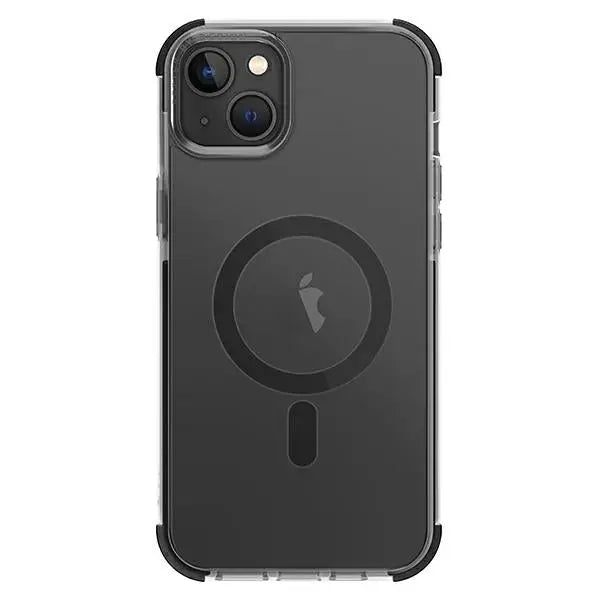 Uniq Combat case iPhone 14 Plus / 15 Plus 6.7’’ Magclick Charging black/concrete charcoal - Cell phone cases
