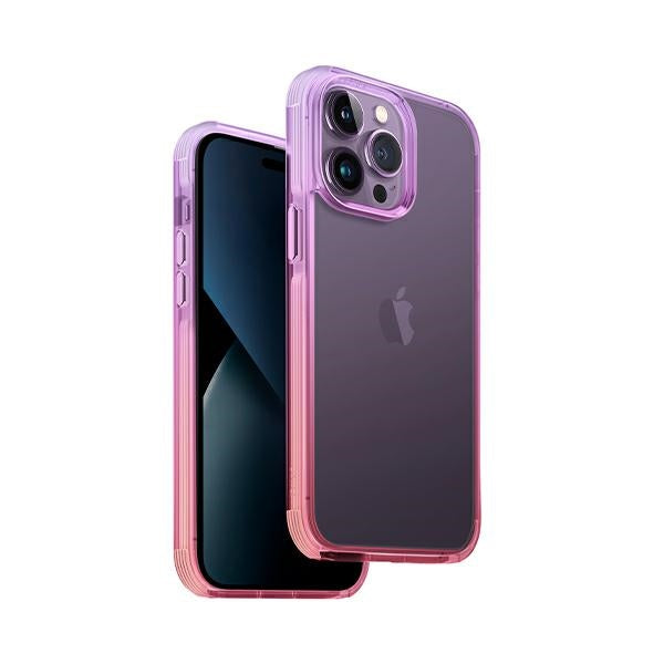 Uniq Combat Duo case for iPhone 14 Pro - lilac and pink - Cell phone cases and covers<<<HurtelXML