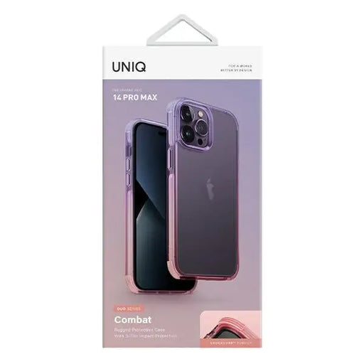 Uniq Combat Duo case for iPhone 14 Pro Max - lilac and pink - Cell phone cases and covers<<<HurtelXML