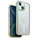 Uniq Combat Duo Magclick Charging case for iPhone 15 - green and yellow - Cell phone cases and covers<<<HurtelXML