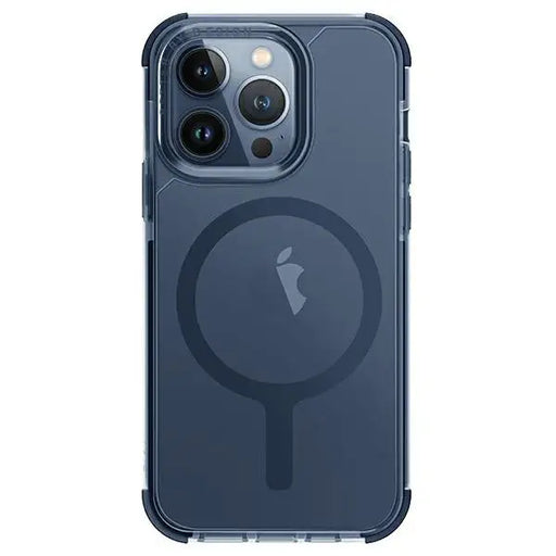 Uniq Combat iPhone 15 Pro Max 6.7’’ Magclick Charging case dark blue/smoke blue - Cell phone cases