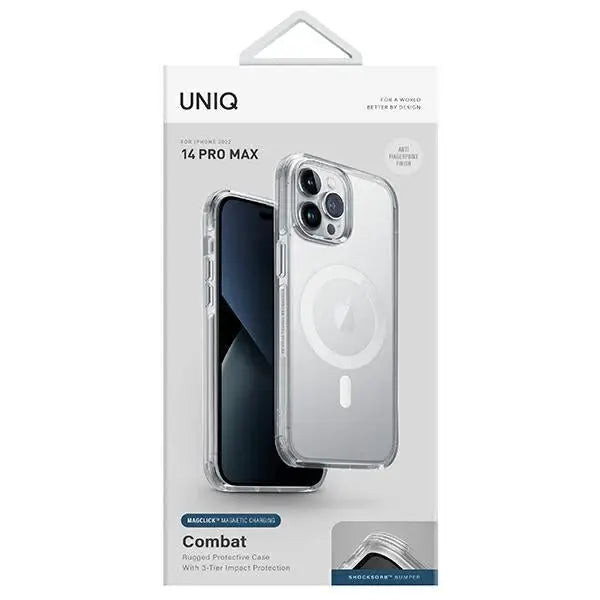 Uniq Combat Magclick Charging case for iPhone 14 Pro Max - transparent - Cell phone cases and covers<<<HurtelXML
