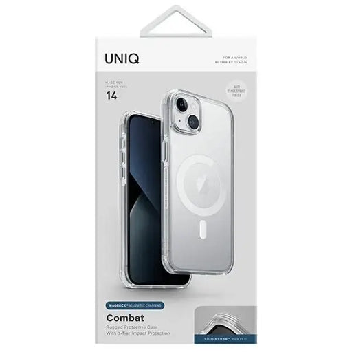 Uniq Combat Magclick Charging case for iPhone 14 - transparent - Cell phone cases and covers<<<HurtelXML