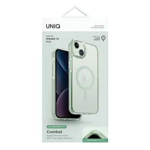 Uniq Combat Magclick Charging case for iPhone 15 Plus / 14 Plus - mint - Cell phone cases and covers<<<HurtelXML