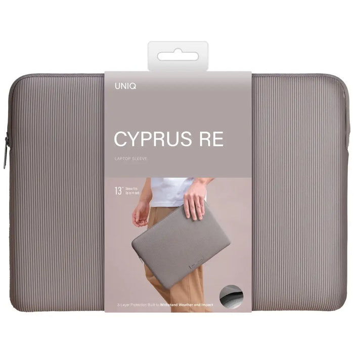 Uniq Cyprus Ridge Edition Laptop Sleeve for 14’’ laptops water-resistant neoprene - gray - Laptop bags<<<HurtelXML