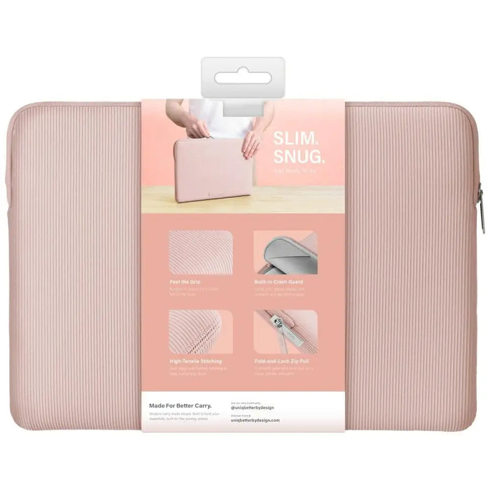 Uniq Cyprus Ridge Edition Laptop Sleeve for 14’’ laptops water-resistant neoprene pink - Laptop bags<<<HurtelXML