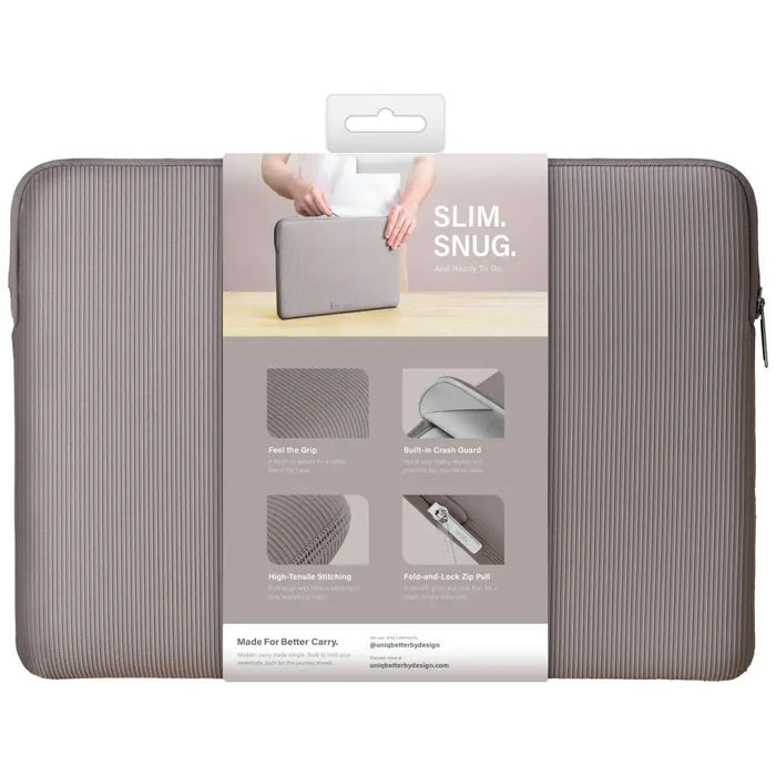 Uniq Cyprus Ridge Edition Laptop Sleeve for 16’’ laptops water-resistant neoprene - gray - Laptop bags<<<HurtelXML