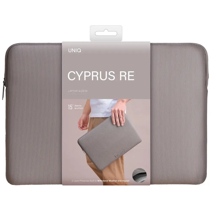 Uniq Cyprus Ridge Edition Laptop Sleeve for 16’’ laptops water-resistant neoprene - gray - Laptop bags<<<HurtelXML