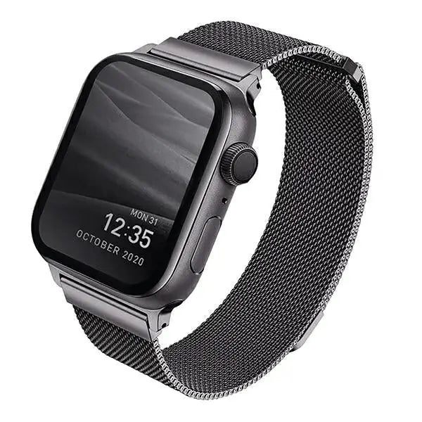 Uniq Dante Stainless Steel strap for Apple Watch 1/2/3/4/5/6/7/8/SE/SE2 42/44/45mm - graphite - Other cell phone