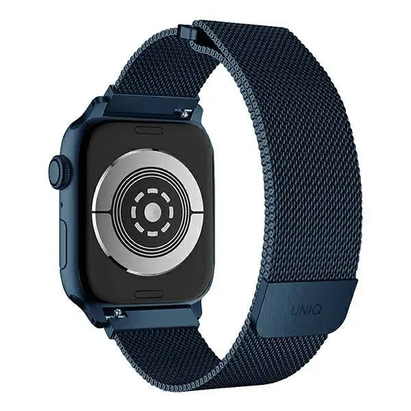 Uniq Dante Stainless Steel Strap for Apple Watch 1/2/3/4/5/6/7/8/SE/SE2 42/44/45mm - Blue - Other cell phone