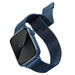 Uniq Dante Stainless Steel Strap for Apple Watch 1/2/3/4/5/6/7/8/SE/SE2 38/40/41mm - Blue - Other cell phone