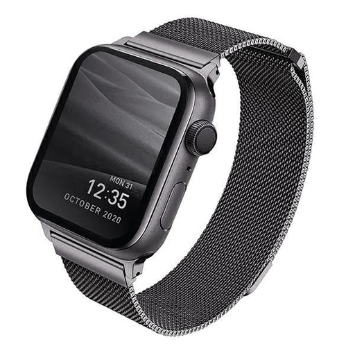 Uniq Dante Stainless Steel strap for Apple Watch 1/2/3/4/5/6/7/8/SE/SE2 42/44/45mm - graphite - Other cell phone