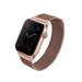Uniq Dante Stainless Steel Strap for Apple Watch 1/2/3/4/5/6/7/8/SE/SE2 38/40/41mm - Rose Gold - Other cell phone