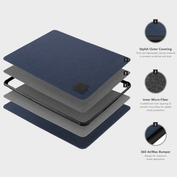 Uniq Dfender cover for a 16’’ laptop - black - Laptop bags<<<HurtelXML