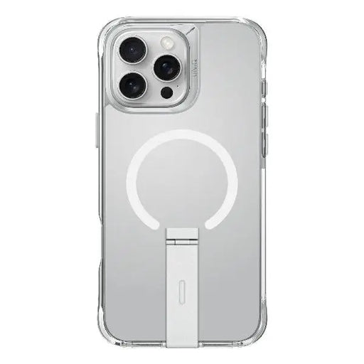 Uniq Eleva with Vertica Stand Case for iPhone 16 Pro Max - Transparent - Cell phone cases and covers<<<HurtelXML