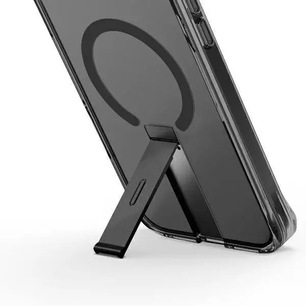 Uniq Eleva with Vertica Stand for iPhone 16 Pro - Black - Cell phone cases and covers<<<HurtelXML