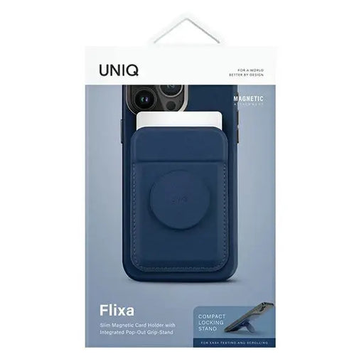 Uniq Flixa magnetic card wallet with stand navy blue - Others<<<HurtelXML