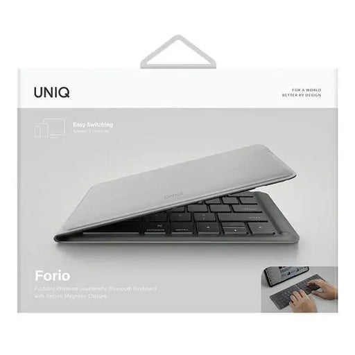 Uniq Forio Foldable Bluetooth Keyboard Gray/Chalk Gray - Other office accessories<<<HurtelXML